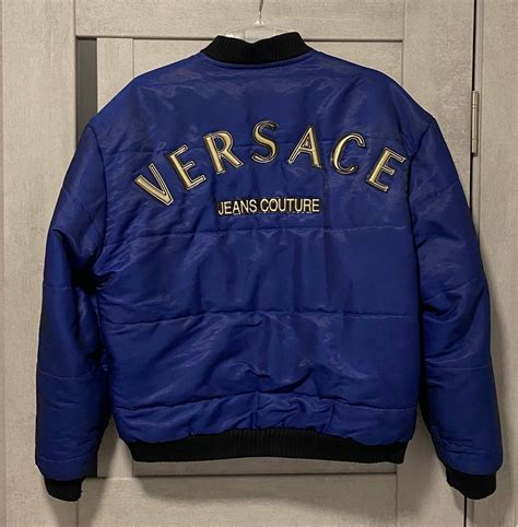 vintage versace jeans couture bomber jacket|versace bomber jacket men's.